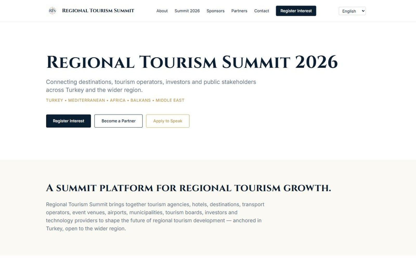 Regional Tourism Summit