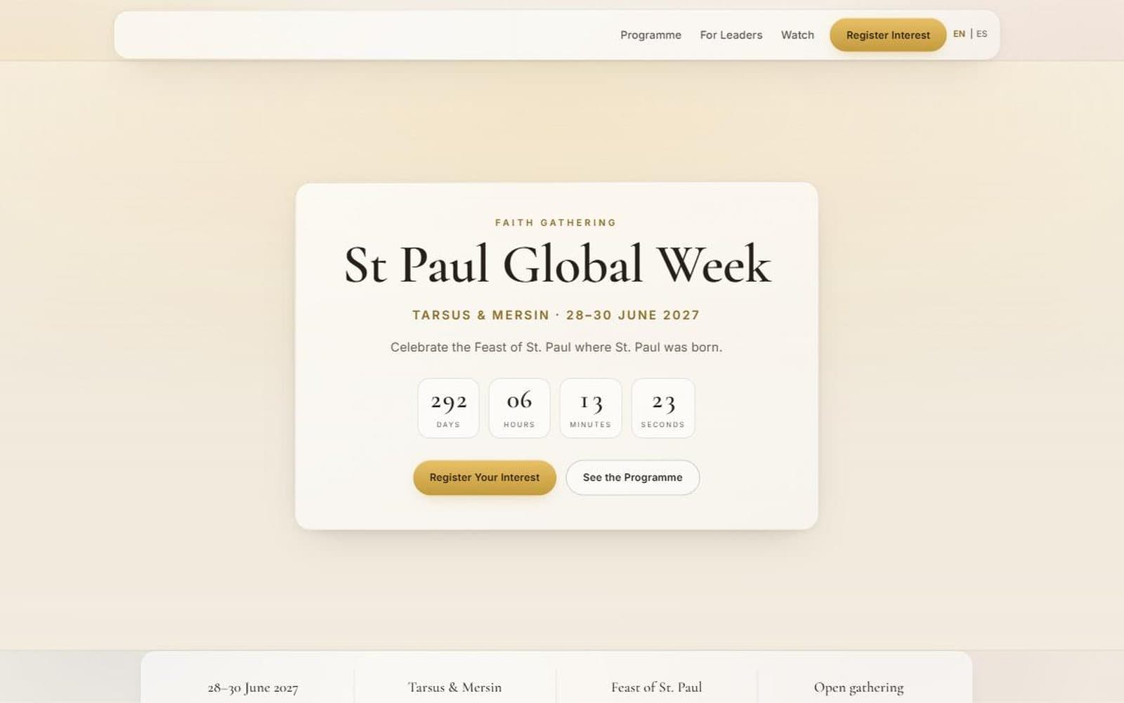 St Paul Global Week